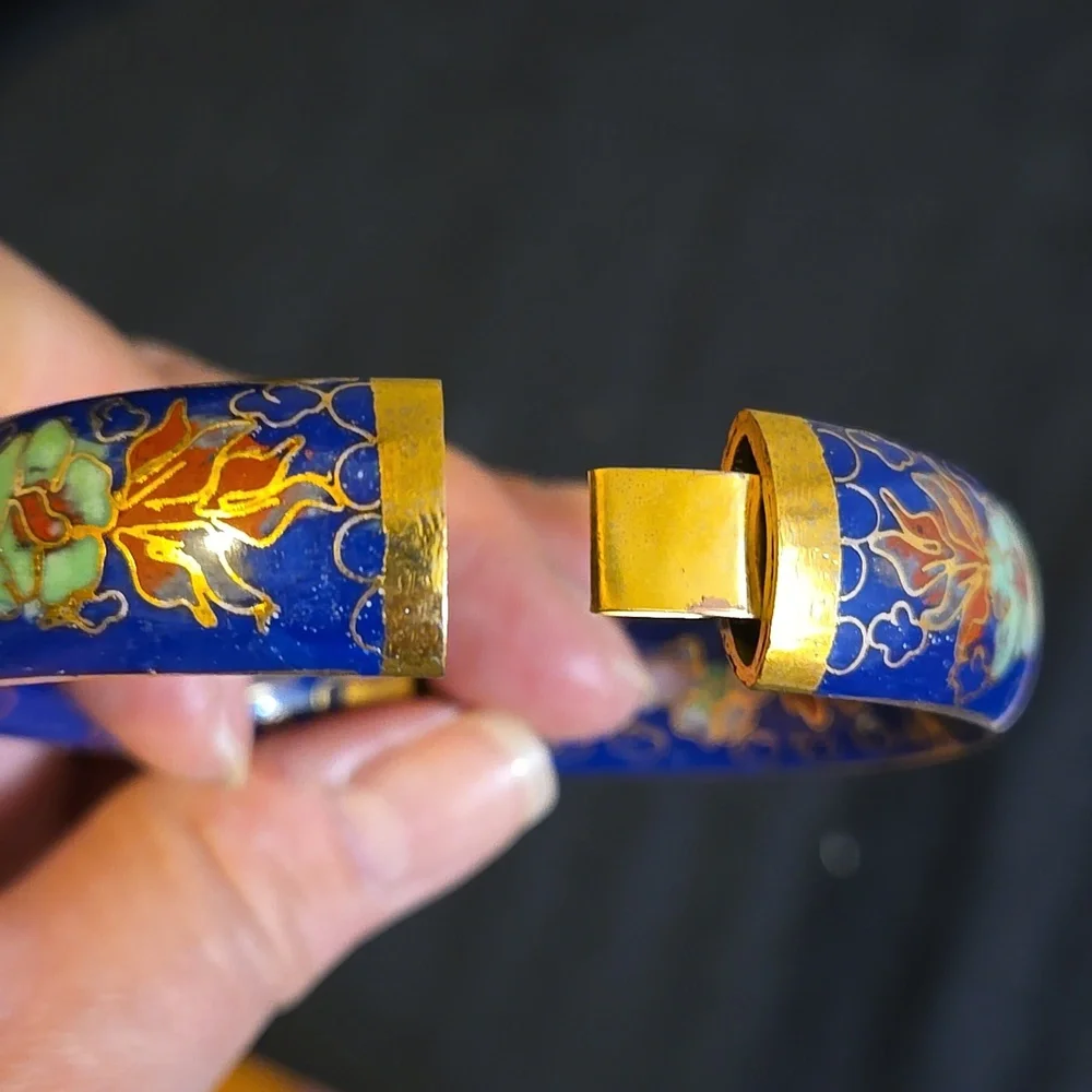 Vintage Chinese Cloissoné Bracelet - Picture 3 of 8